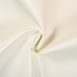 Ткань Дерматин (Кожзам) для мебели, цвет Белый (на отрез)  в Елеце