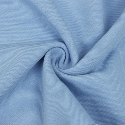 Ткань Футер 3-х нитка, Петля, цвет Светло-Голубой (на отрез)  в Елеце
