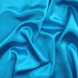 *Ткань Атлас-сатин, цвет Голубой (на отрез)  в Елеце