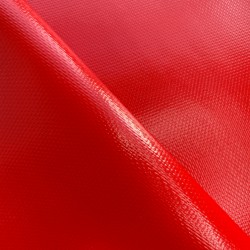 Тентовый материал ПВХ 600 гр/м2 плотная, Красный (Ширина 150см), на отрез  в Елеце, 600 г/м2, 1189 руб