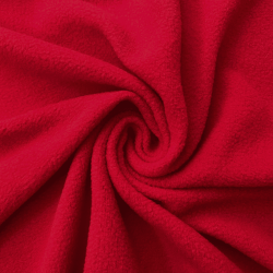 Флис Односторонний 130 гр/м2, цвет Красный (на отрез)  в Елеце