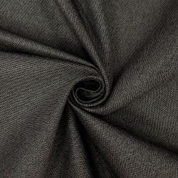 Ткань Рогожка (мебельная), цвет Тёмно-Серый (на отрез)  в Елеце
