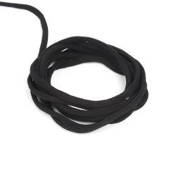 Шнур для одежды 4,5 мм, цвет Чёрный (на отрез)  в Елеце
