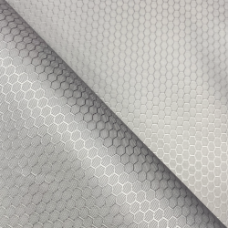 Ткань Оксфорд 300D PU Рип-Стоп СОТЫ, цвет Светло-Серый (на отрез)  в Елеце