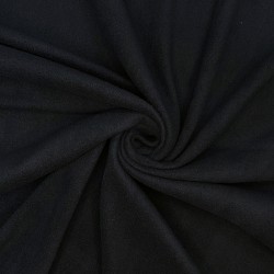 Флис Односторонний 130 гр/м2, цвет Черный (на отрез)  в Елеце
