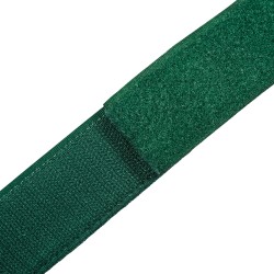 Контактная лента 40мм (38мм) цвет Зелёный (велькро-липучка, на отрез)  в Елеце