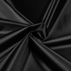 *Ткань Оксфорд 210D PU, цвет Черный (на отрез)  в Елеце