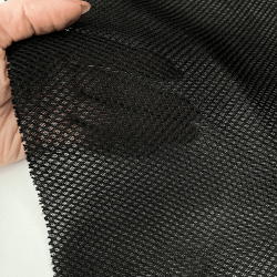 Сетка 3D трехслойная Air mesh 165 гр/м2, цвет Черный (на отрез)  в Елеце